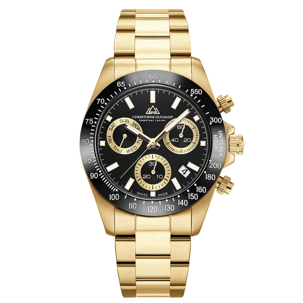 Swiss Mens Watch in Stainless Steel - Silver