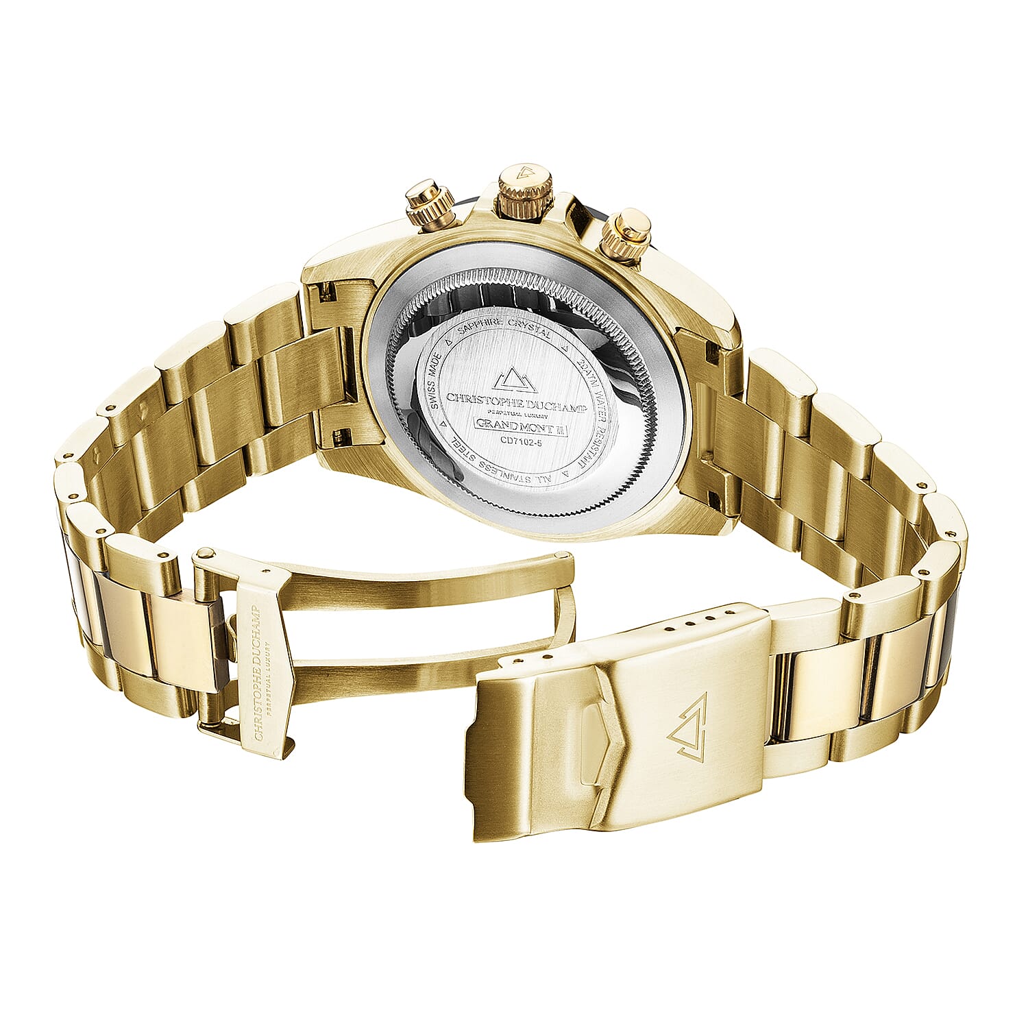 Swiss Mens Watch in Stainless Steel - Silver