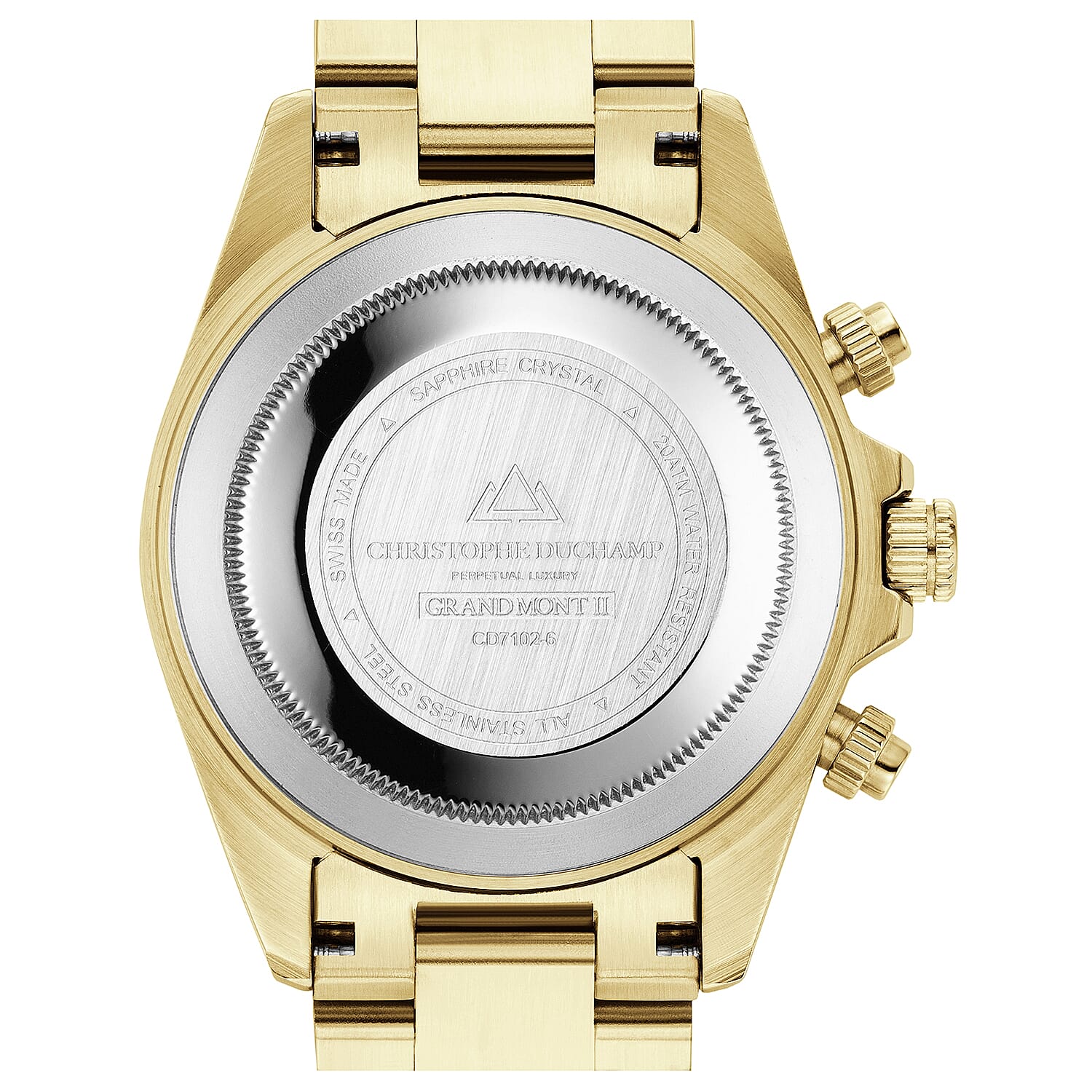 Swiss Mens Watch in Stainless Steel - Silver