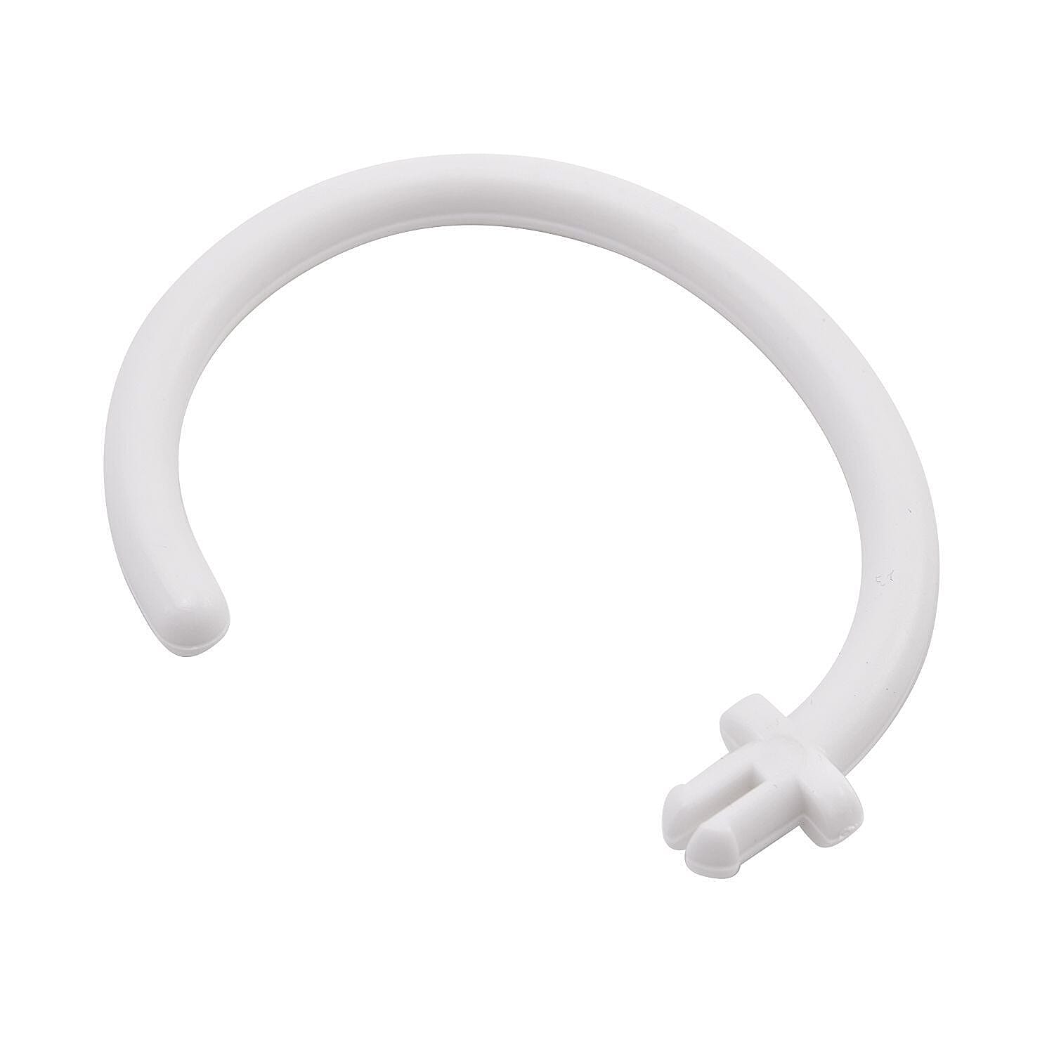 8 Piece Set - Space Saving Hanger (Size 10x7 cm) - White