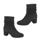 Emma Zipped Pull-On Ladies Boots (Size 4) - Black Mf_8017909_2