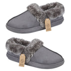 Jo & Joe Ladies Slipper (Size 4) - Charcoal_8019043