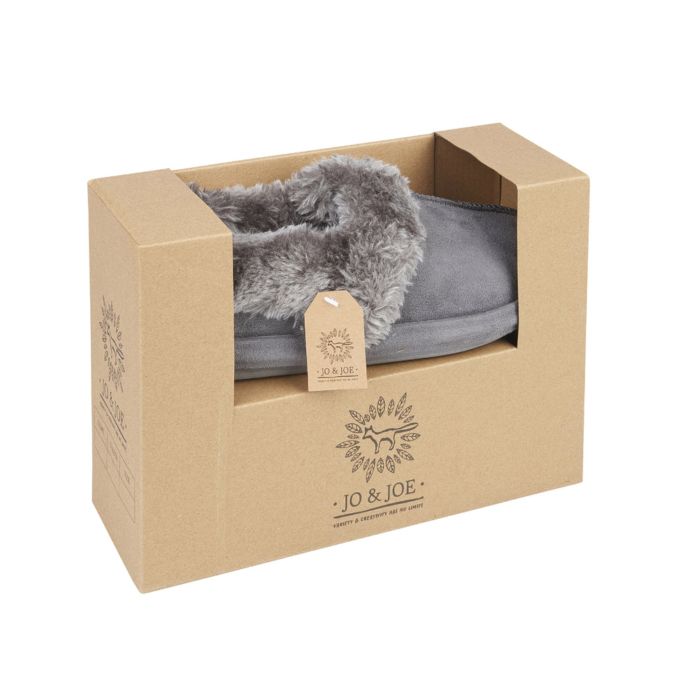 Jo & Joe Ladies Slipper (Size 4) - Charcoal_8019043_1