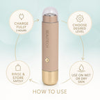 BEAUTECH - Double Head Hair Remover - 6-Level Waterproof, High-Speed & Type-C Rechargeable