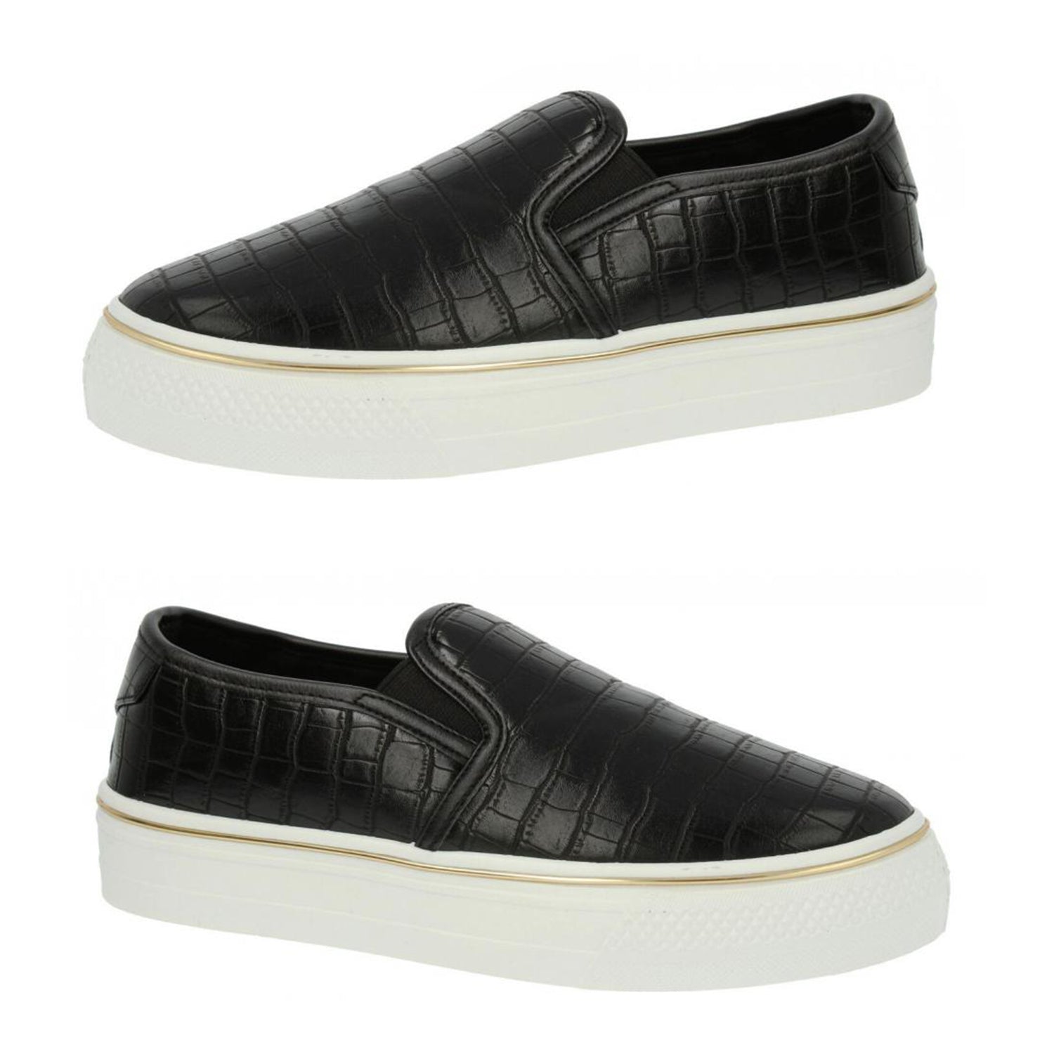 Spot On Ladies Shoe (Size 3) - Black_8019369