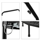 Soulsmart Foldable Trampoline - Max weight 100Kg, 100cm dia x 26.5 HeightBlack