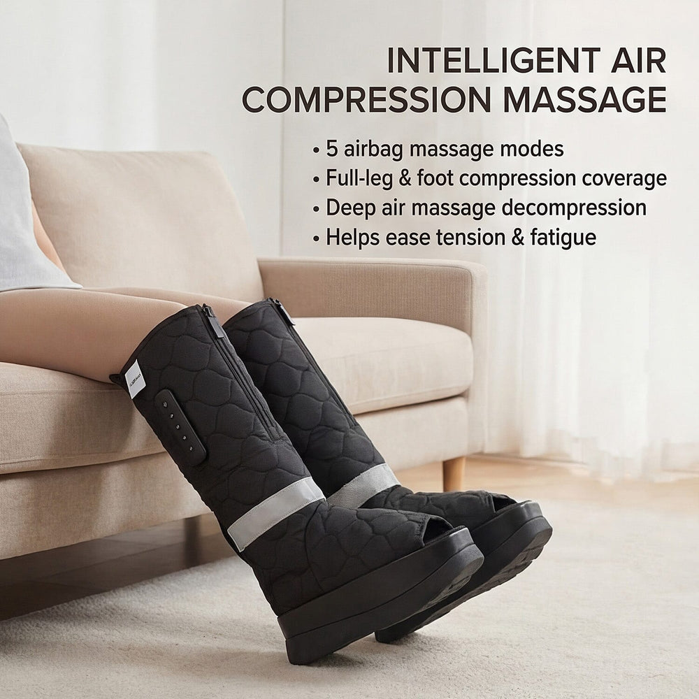 Bliss - Beyond Compression Massager Boots with 3 Heat Modes - 3 Airbag Intensity Settings