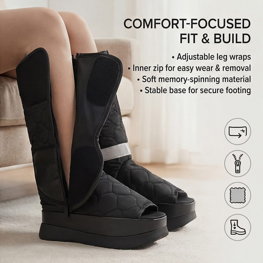 Bliss - Beyond Compression Massager Boots with 3 Heat Modes - 3 Airbag Intensity Settings