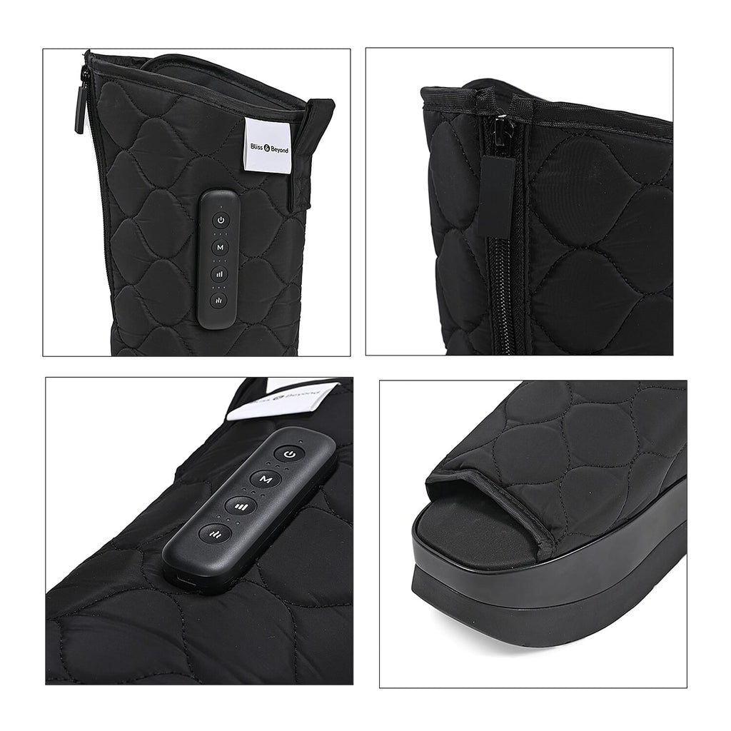 Bliss - Beyond Compression Massager Boots with 3 Heat Modes - 3 Airbag Intensity Settings