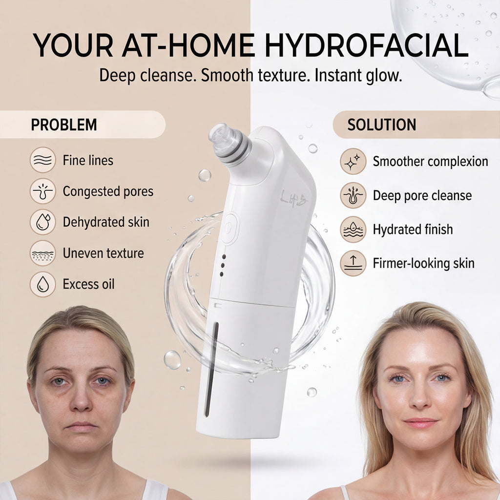 Lab Life Beauty Hydroderm Pro Facial Device - Lifetime Warranty