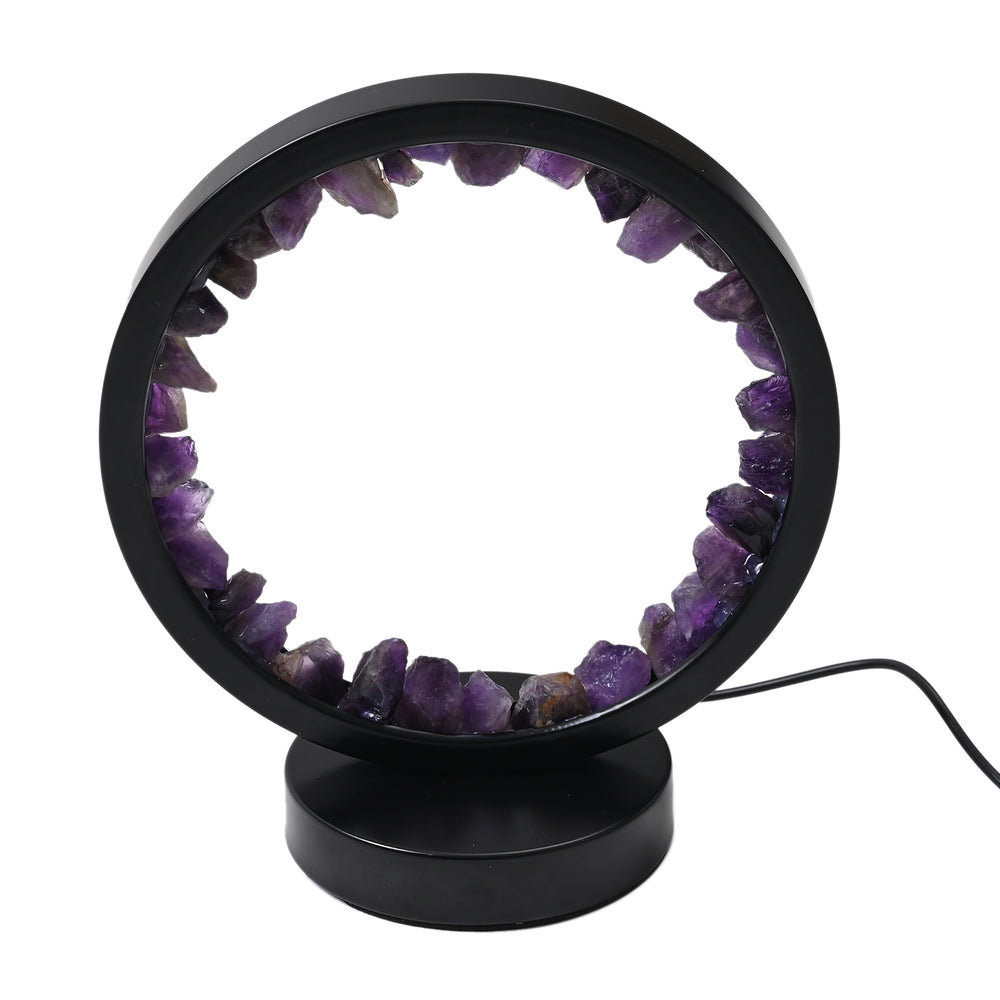 Table Lamp One Size- Purple & Purple_8023310_1