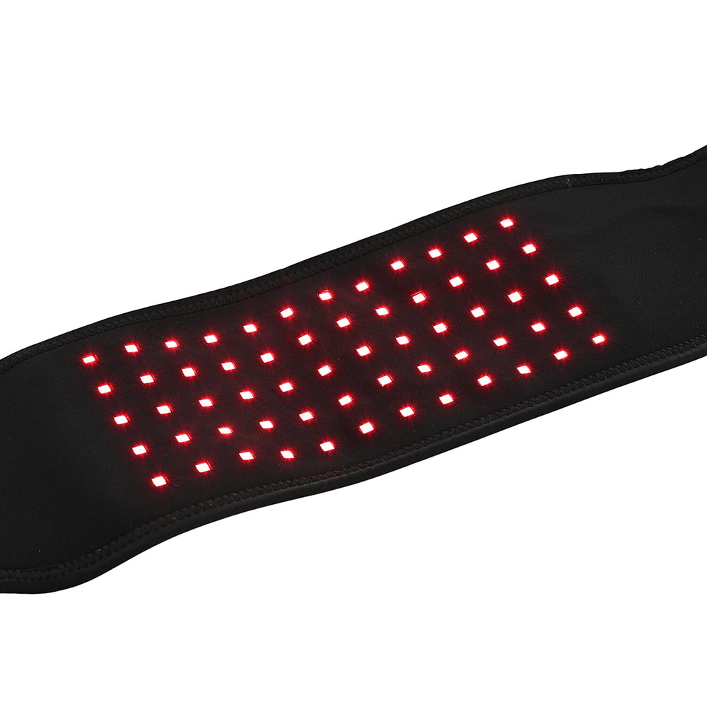 Bliss and Beyond Infrared Heat and Vibration Massage Belt - Cordless Rechargeable Back - Waist Wrap, Fleece Thermal Therapy