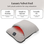 Soul Smart Velvet USB Powered Foot Massager with Heating (Power 10W) - Beige