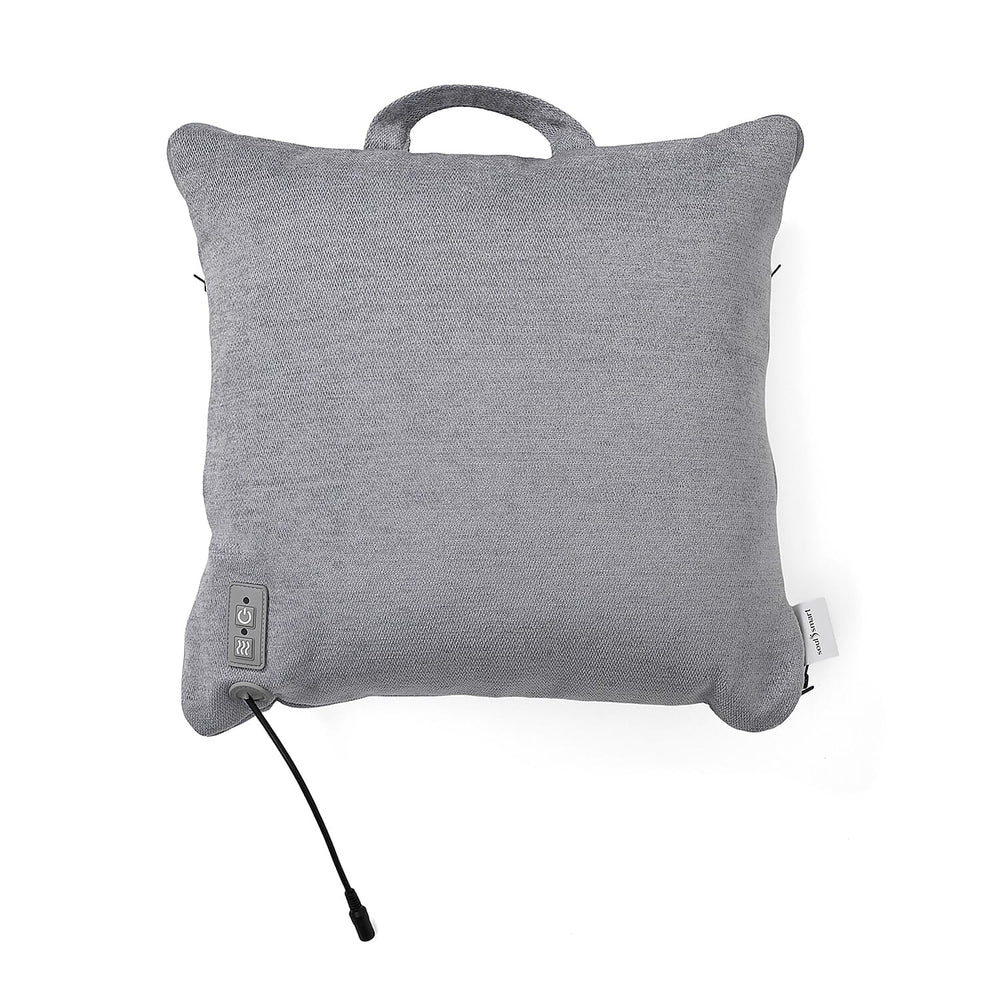 Soul Smart Heated Vibrating Back Massager (Power 18W) - Light Grey