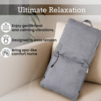 Soul Smart Heated Vibrating Back Massager (Power 18W) - Light Grey
