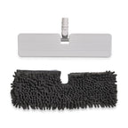 4-in1 Spray Mop - Including- Double Sided Mop Pad, Window Cleaning Head, Broom Head and Dustpan, 400ml Water Tank