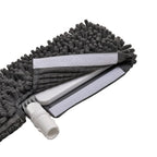 4-in1 Spray Mop - Including- Double Sided Mop Pad, Window Cleaning Head, Broom Head and Dustpan, 400ml Water Tank