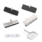 4-in1 Spray Mop - Including- Double Sided Mop Pad, Window Cleaning Head, Broom Head and Dustpan, 400ml Water Tank
