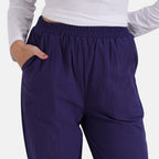La Marey 100% Cotton Casual Trousers (Size 12 to 14) - Blue_8027471_4