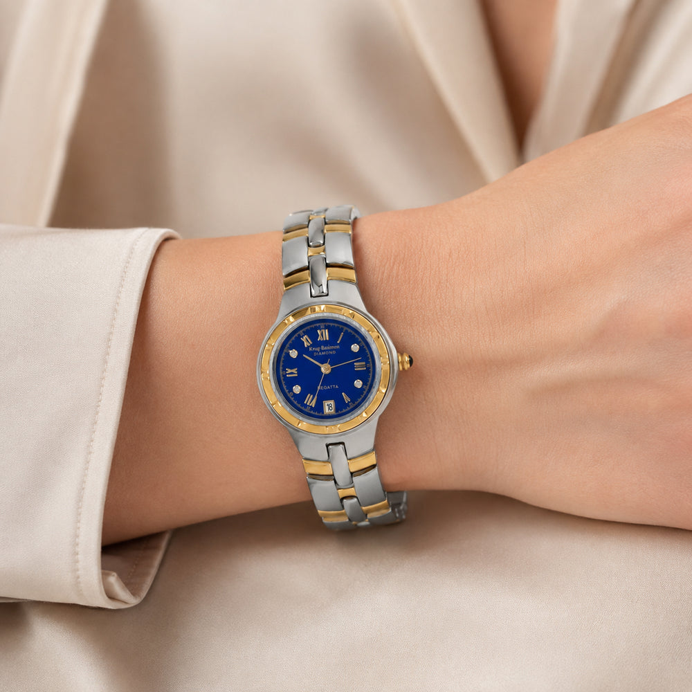 Krug Baümen Japanese Ladies Watch in Alloy - Silver Gold_8030119_1