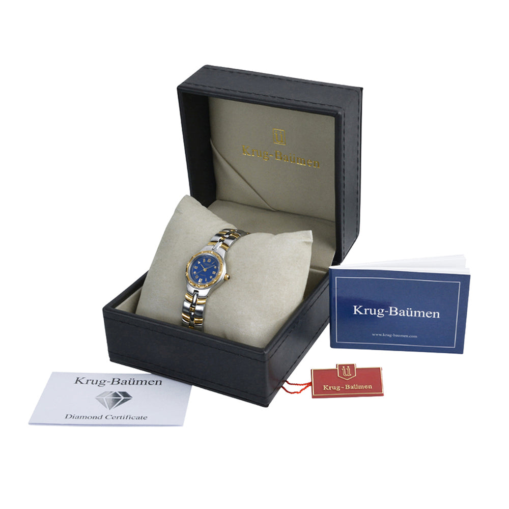 Krug Baümen Japanese Ladies Watch in Alloy - Silver Gold_8030119_6