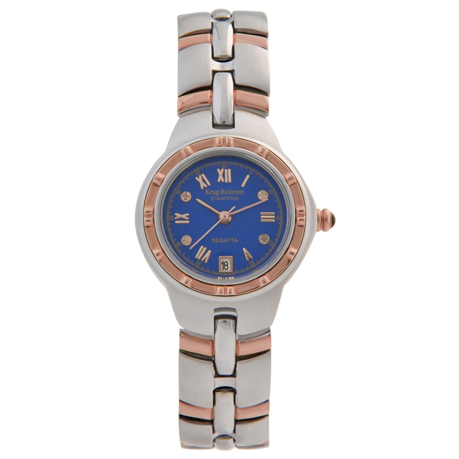 Krug Baümen Japanese Ladies Watch in Alloy - Silver Gold_8030122_2