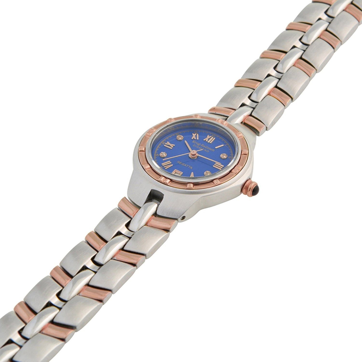 Krug Baümen Japanese Ladies Watch in Alloy - Silver Gold_8030122_3