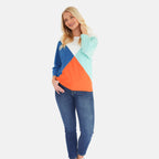 Mudflower Knitted Jumper - Cobalt Spearmint_8030134_2