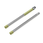 Floor Mop for Easy Squeeze! - Absorbent PVA, 3-Section Stainless Steel Handle Plus Extra Head (122cm) - Green