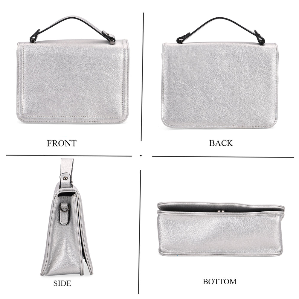 Crossbody Bag (Size - One Size) - Silver & Black_8030804_3