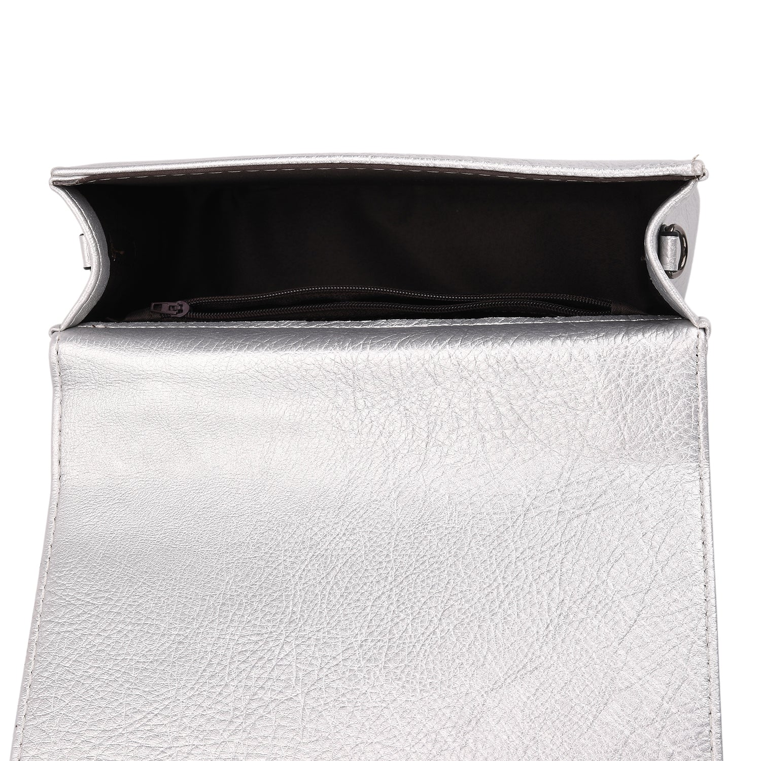 Crossbody Bag (Size - One Size) - Silver & Black_8030804_4