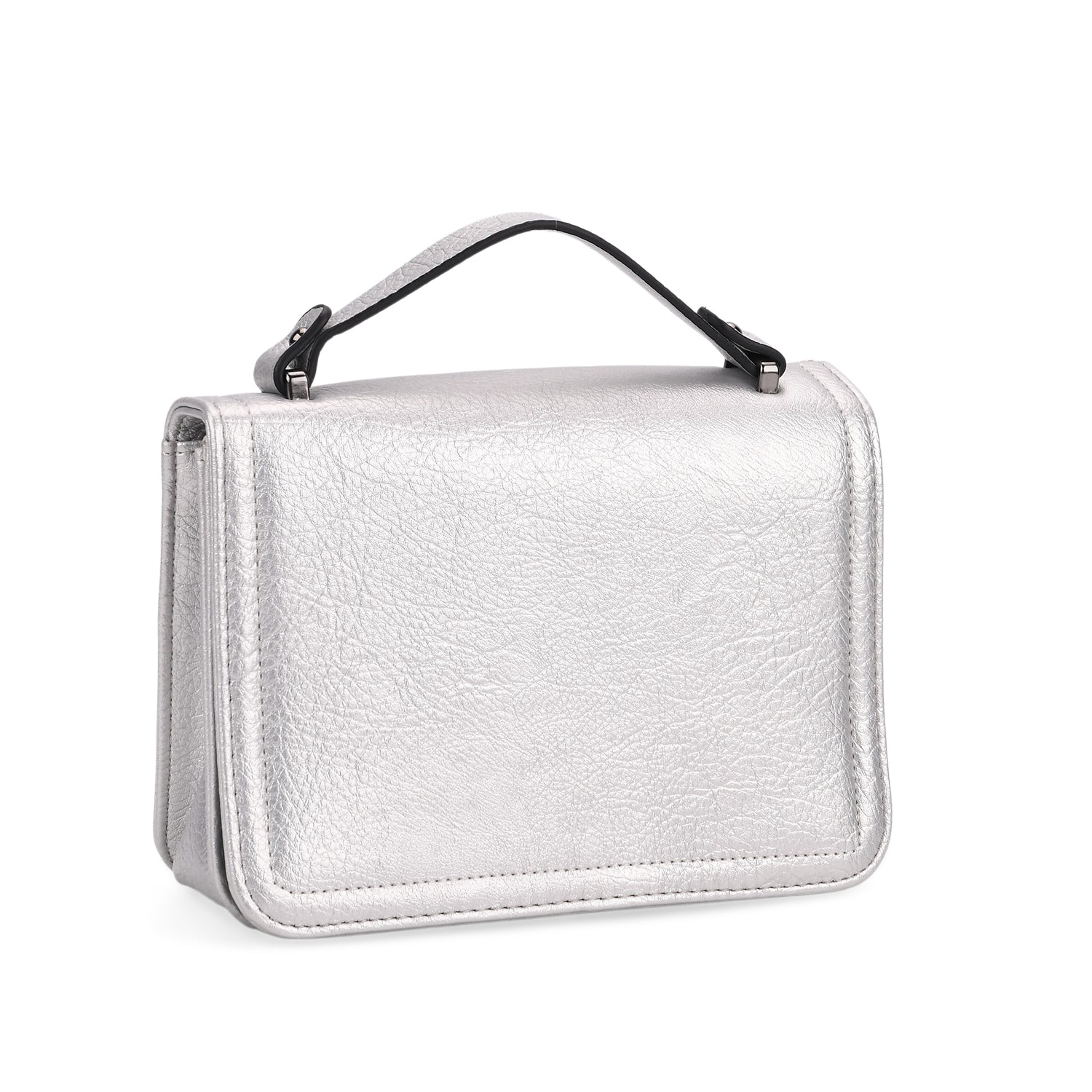 Crossbody Bag (Size - One Size) - Silver & Black_8030804_5
