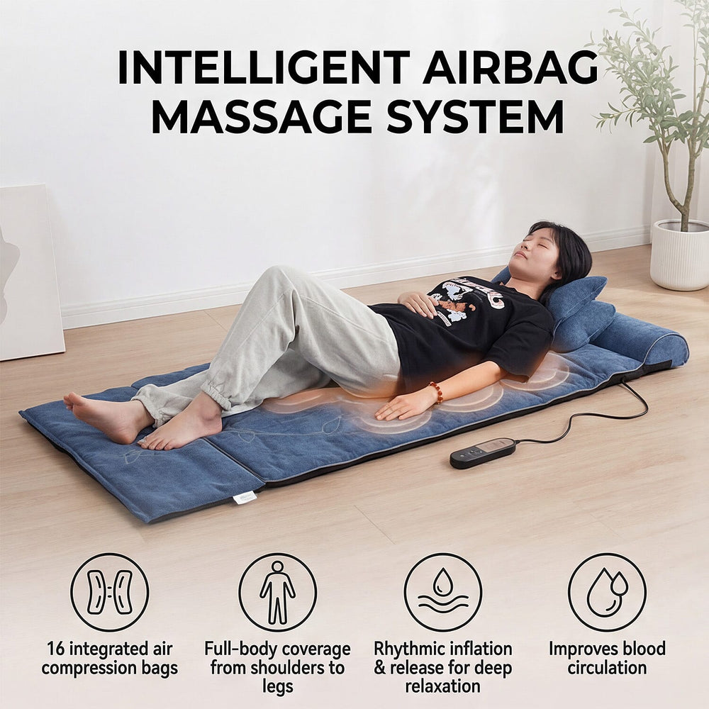LOWEST EVER SPECIAL PRICE - Bliss - Beyond - Full Body Massage Mat With 4 Full Body Massage Programs
