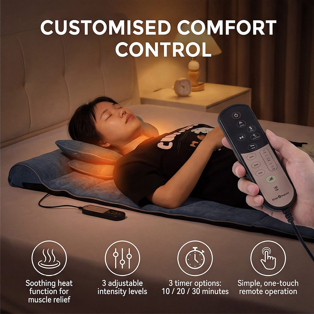 LOWEST EVER SPECIAL PRICE - Bliss - Beyond - Full Body Massage Mat With 4 Full Body Massage Programs
