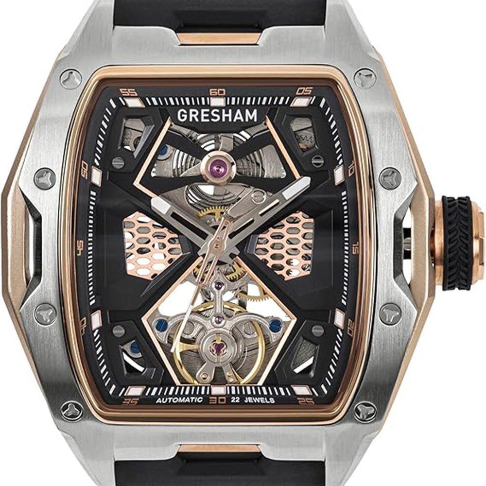 Gresham Automatic Mens Watch in Rubber_8032845