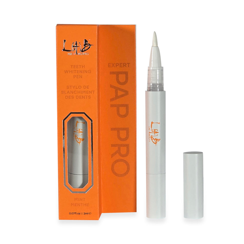 Lab Life Beauty- Teeth Whitening Pen Mint Flavour - White