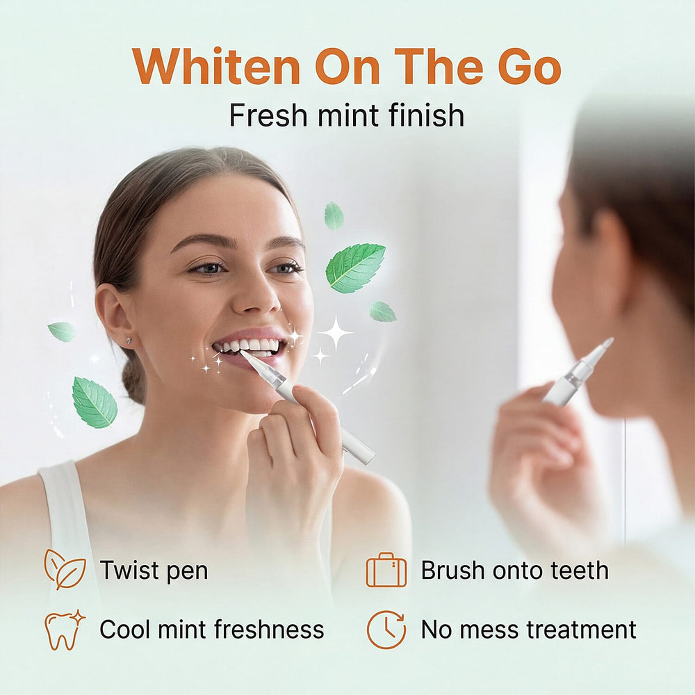 Lab Life Beauty- Teeth Whitening Pen Mint Flavour - White