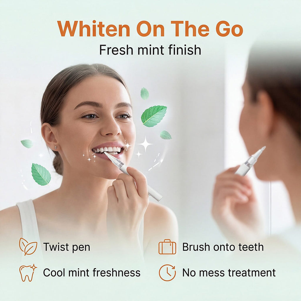 Lab Life Beauty- Teeth Whitening Pen Mint Flavour - White
