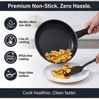 Cookware Set (Size - One Size) - Black & Black