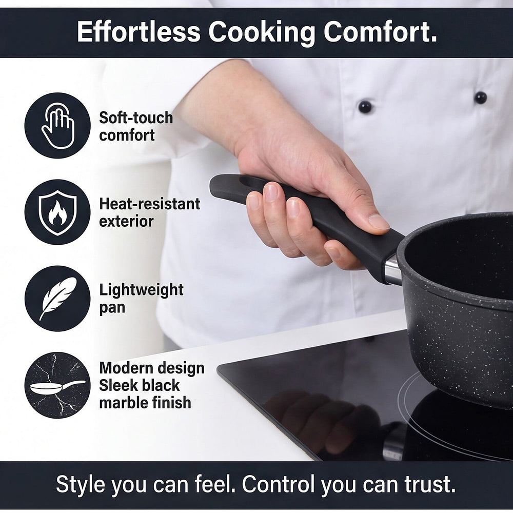 Cookware Set (Size - One Size) - Black & Black