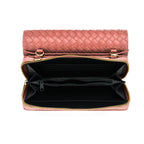 Stylish Crossbody Messenger Bag with Adjustable Strap & Card Slots - Pink_8044098_6