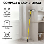 Rolson Telescopic Window Cleaner and Gutter Cleaner - Yellow