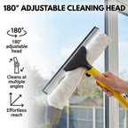 Rolson Telescopic Window Cleaner and Gutter Cleaner - Yellow