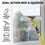 Rolson Telescopic Window Cleaner and Gutter Cleaner - Yellow