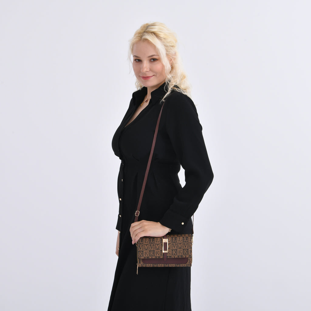 Crossbody Bag (Size - One Size) - Brown & Brown_8046649_1