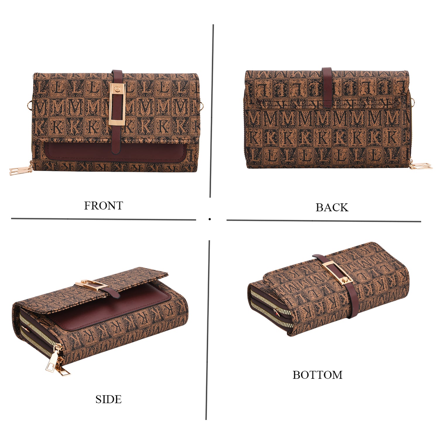Crossbody Bag (Size - One Size) - Brown & Brown_8046649_3