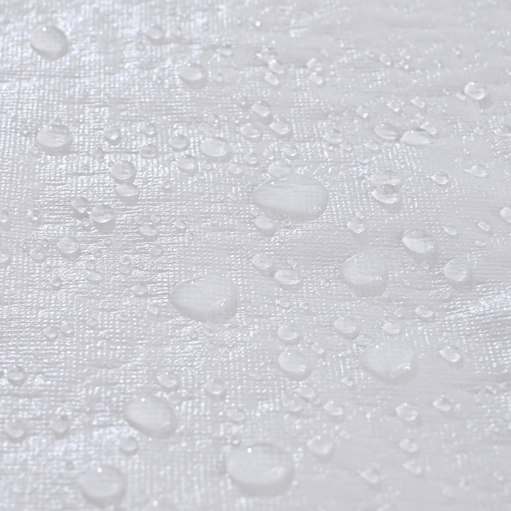 Cooling Jacquard Waterproof Mattress Protector (Size - 90x190cm) - White_8047209_6