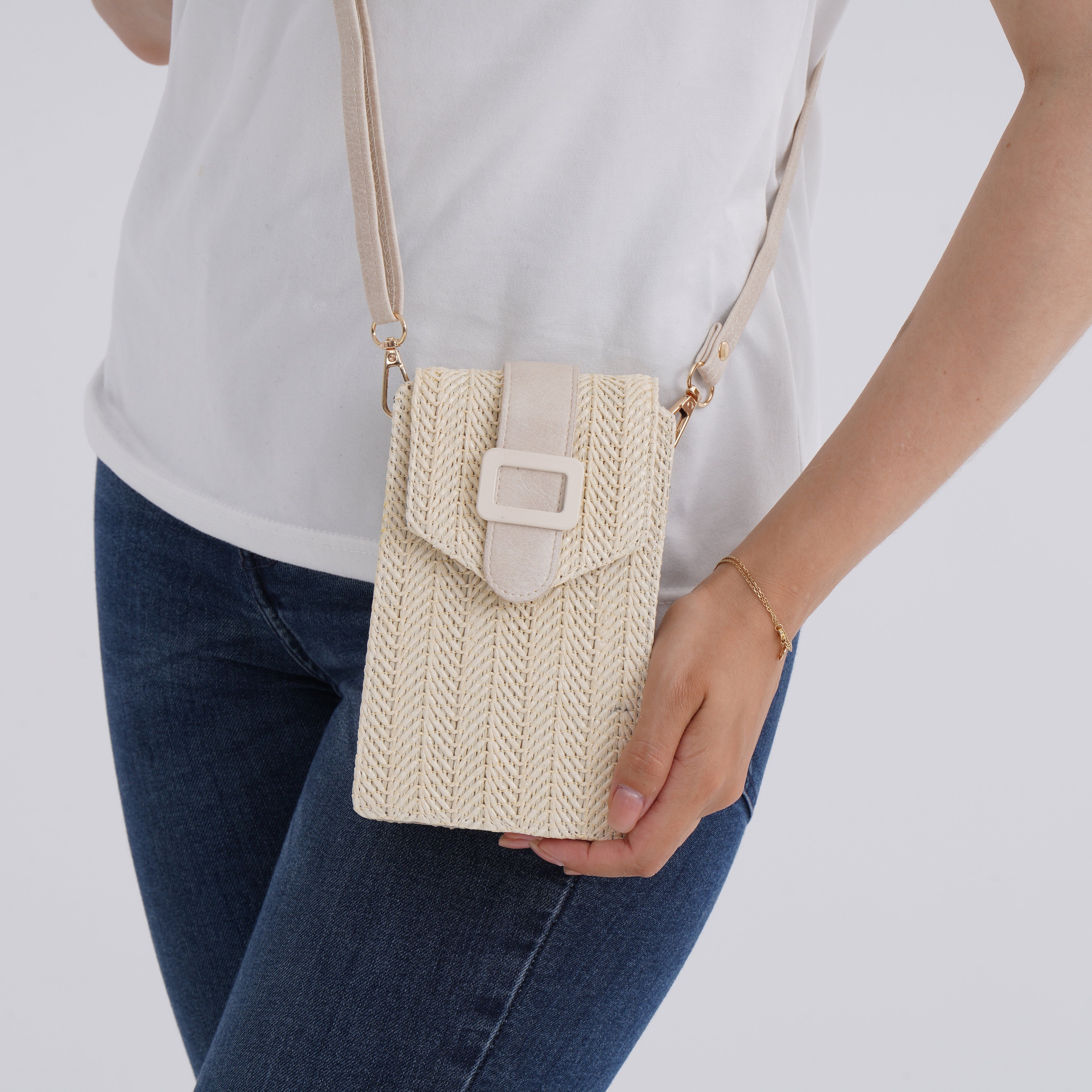Crossbody Bag (Size - One Size) - Beige & Khaki_8050745_2