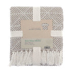 Green Living Collective Cotton Throw Blanket (Size 200x170 cm) - Beige