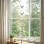 Handmade Butterfly with Bells Hanging Iron Wind Chime (78 x 7 cm)_8060283
